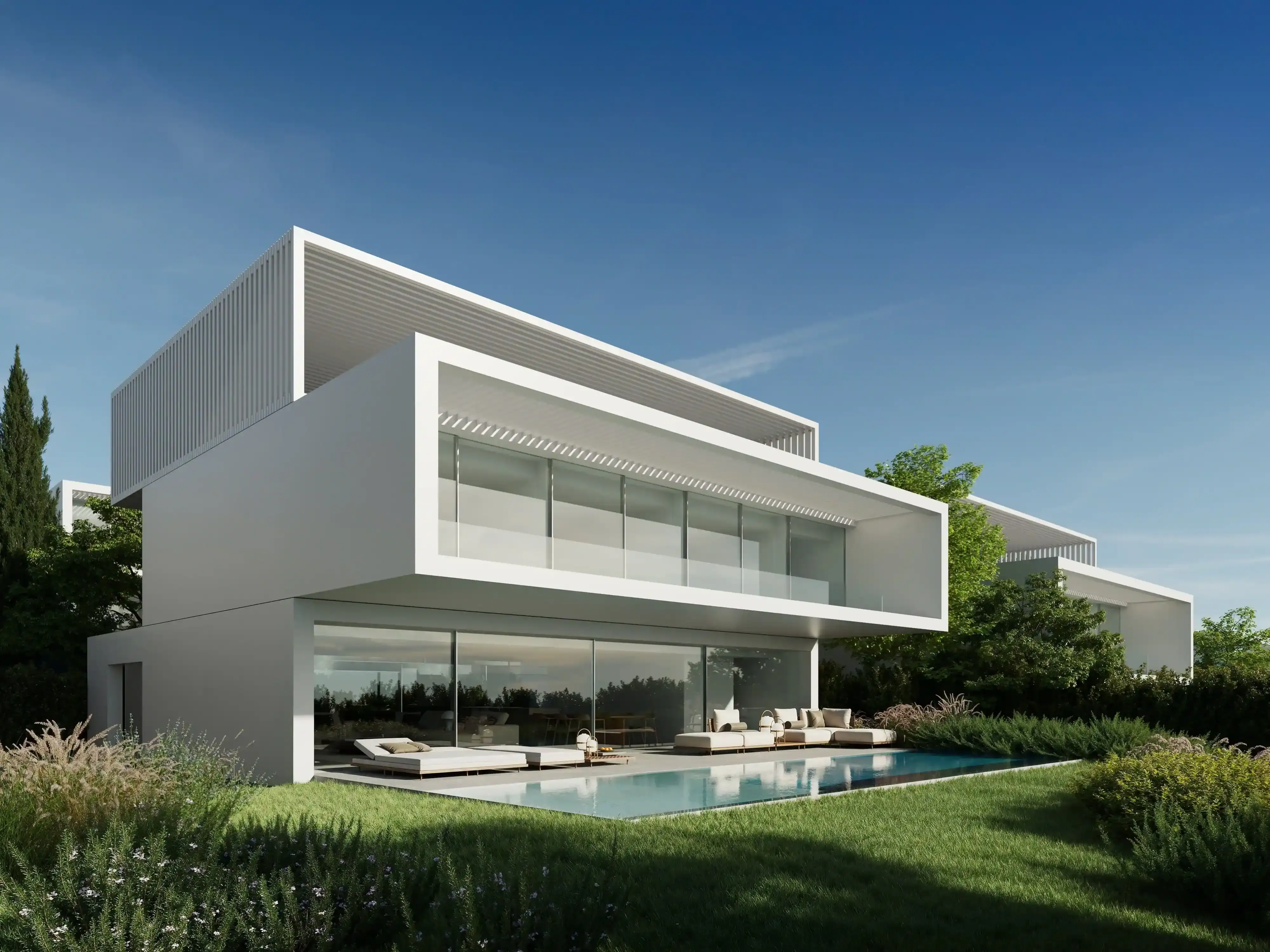 A stunning architectural view